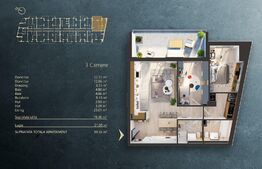 Apartament 3 camere intr-un Ansamblu rezidential Premium, zona Fabricii