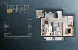 Apartament 3 camere intr-un Ansamblu rezidential Premium, zona Fabricii