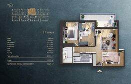 Apartament 3 camere intr-un Ansamblu rezidential Premium, zona Fabricii