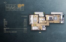 Apartament 4 camere intr-un Ansamblu rezidential Premium, zona Fabricii