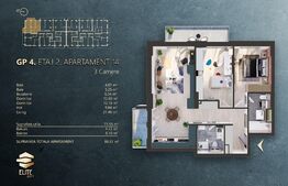 Apartament 3 camere intr-un Ansamblu rezidential Premium, zona Fabricii