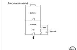 2 camere in vila, semidecomandat, 42 mp, complet mobilat, zona Centrala!