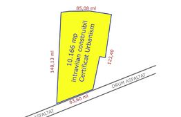 Teren intravilan construibil 10.166 mp Pădureni