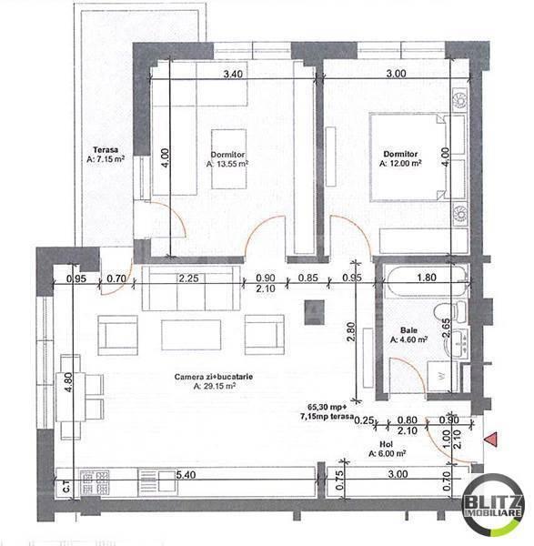 Apartament de vânzare 3 camere Floreşti - 12454AV | BLITZ Cluj-Napoca | Poza1