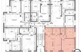 3 camere, 67.95 mp, balcon, zona Teilor!Etaj intermediar!In curs de finalizare!