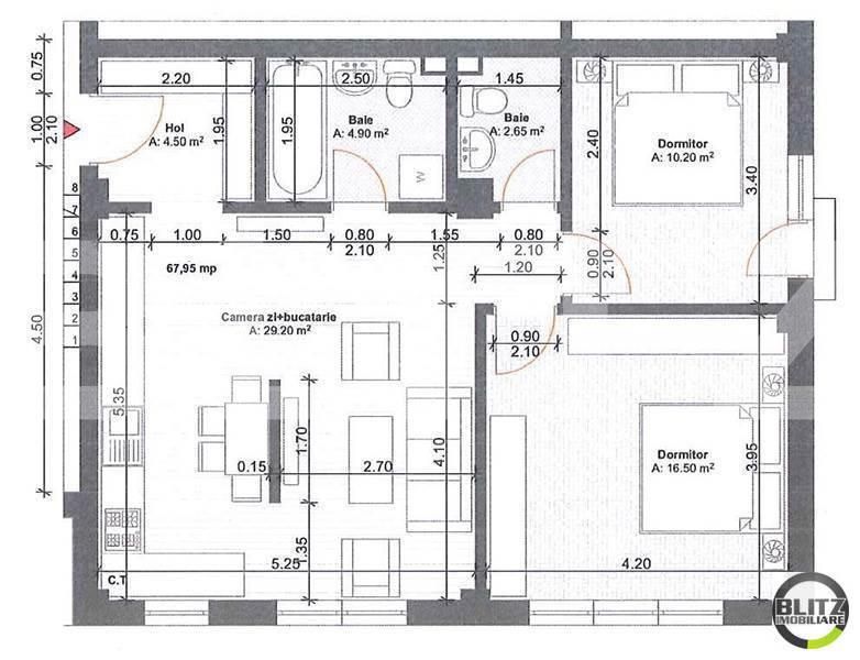 Apartament de vânzare 3 camere Floreşti - 12464AV | BLITZ Cluj-Napoca | Poza4