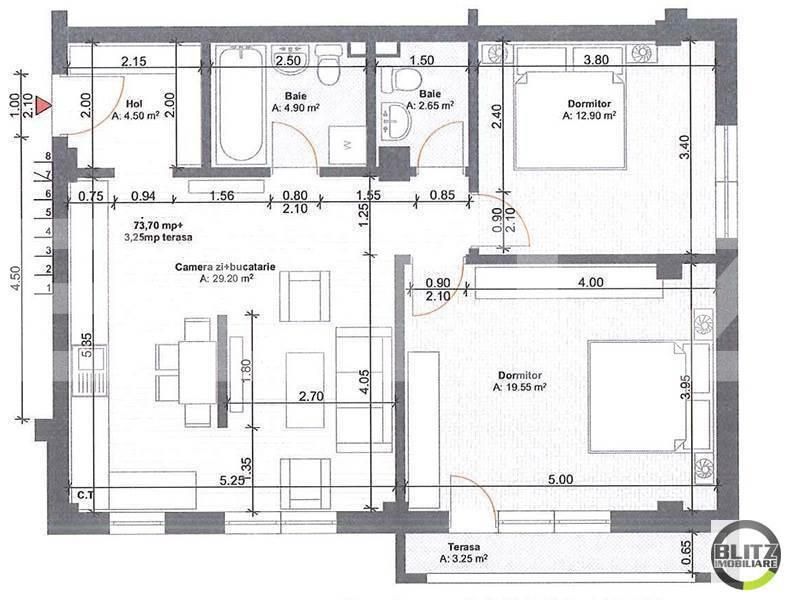 Apartament de vânzare 3 camere Floreşti - 12465AV | BLITZ Cluj-Napoca | Poza2