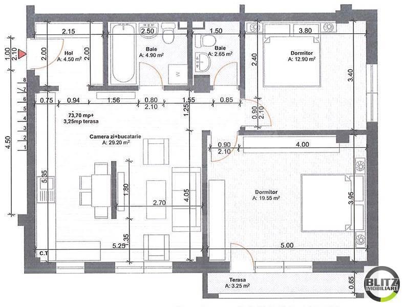 Apartament de vânzare 3 camere Floreşti - 12465AV | BLITZ Cluj-Napoca | Poza1