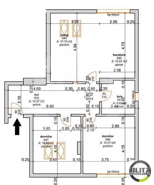 Apartament de vânzare 4 camere Floreşti - 12467AV | BLITZ Cluj-Napoca | Poza1