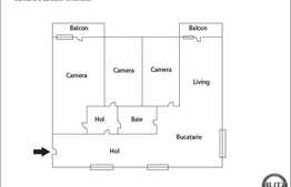 De vanzare 4 camere, 120 mp, etajul 1, la 2 minute de Primarie! Parcare inclusa!