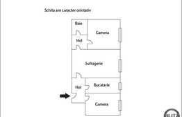 De vanzare apartament cu 3 camere, zona strazii Alverna, 47 mp utili