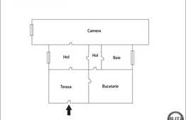 1 camera, 57 mp, decomandat, boxa la subsol, terasa! Zona Piata Mihai Viteazul!