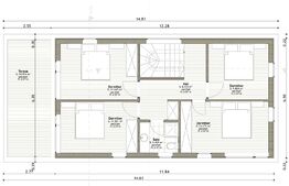 Cabana Belis, 130mp utili, 45mp terase, 1000 mp teren, Semifinisata