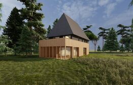 Cabana Belis, 130mp utili, 45mp terase, 1000 mp teren, Semifinisata