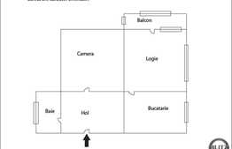 Exclusivitate Blitz! 1 camera, 45 mp, decomandat, boxa, zona Observatorului