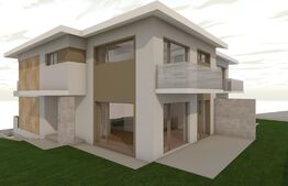 Duplex 4 camere, 204 mp utili, 408 mp teren, panorama spre oras, zona strazii Odobesti