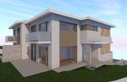 Duplex 4 camere, 204 mp utili, 408 mp teren, panorama spre oras, zona strazii Odobesti