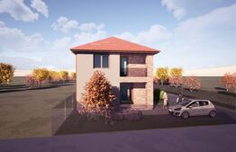 Casa individuala, 125 mp utili, teren 500 mp, Zona Gilau