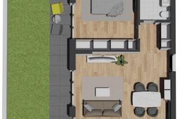 Apartament 2 camere, 54 mp, spatios, zona Vivo