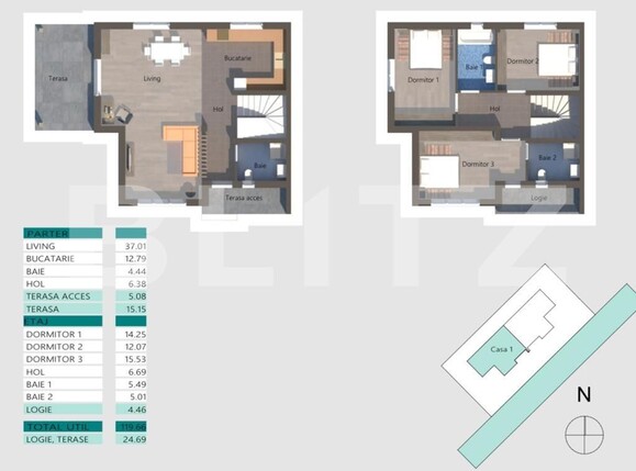 Casa de vânzare 4 camere Chinteni - 125582CV | BLITZ Cluj-Napoca | Poza8