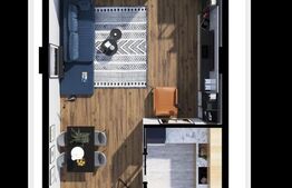 Apartament 1 camera, posibilitate recompartimentare, 45 mp, etaj 2, parcare subterana, Golden Tulip