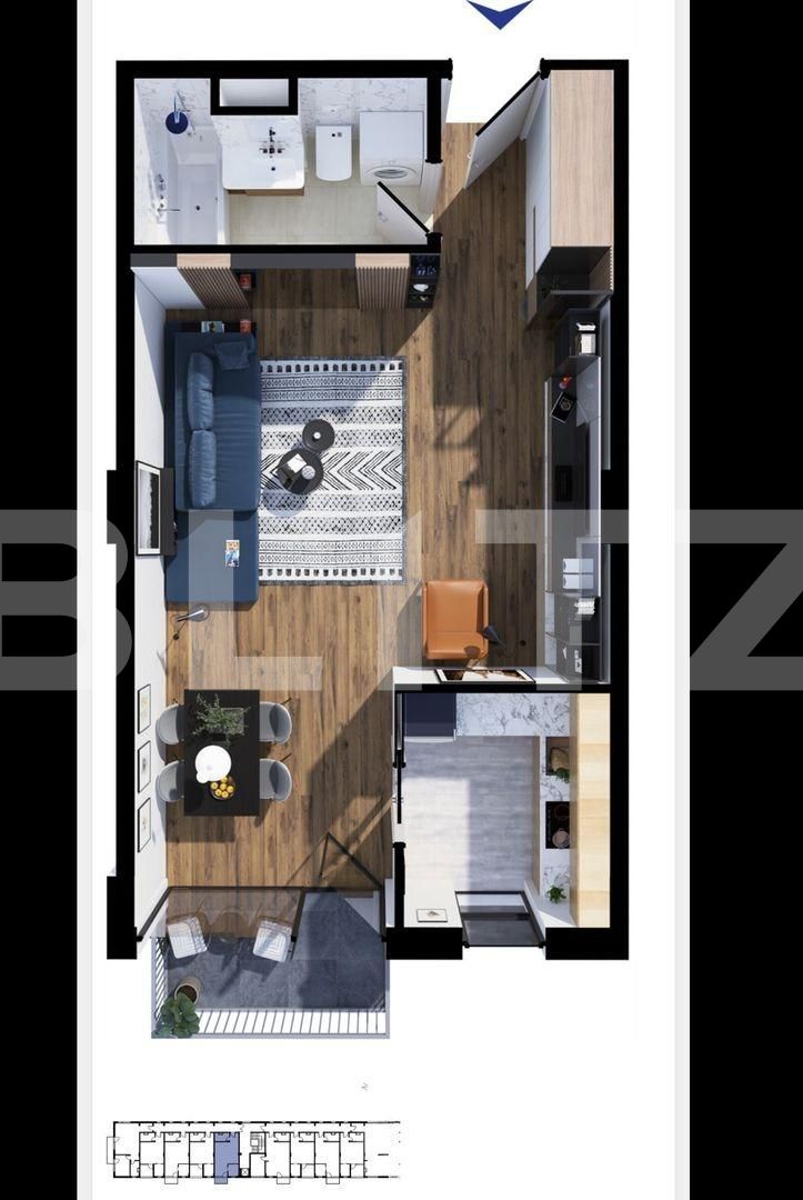 Apartament de vânzare 2 camere Zorilor - 125795AV | BLITZ Cluj-Napoca | Poza5