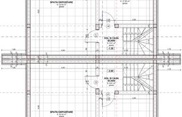 Duplex pe 3 niveluri, 4 camere, predare semifinisat, 183 mp, 300 teren, Chinteni 