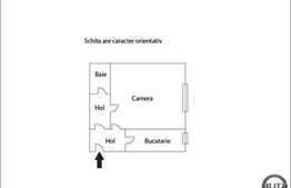 De vanzare apartament cu 1 camera, semidecomandat, zona Iulius Mall, 38 mp utili