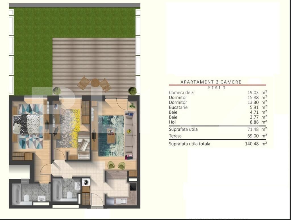 Apartament de vânzare 3 camere Plopilor - 125962AV | BLITZ Cluj-Napoca | Poza2