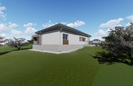 Casa individuala pe un singur nivel, 130 mp , 520 teren, Iris 