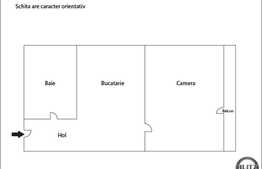 Apartament 1 camera, 31 mp, finisat, parcare cu CF inclusa