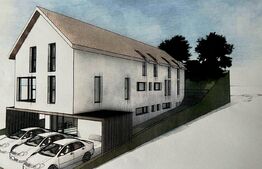 Teren intravilan, 1400mp, cu proiect pentru functiuni mixte, Campenesti