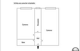 2 camere, 54 mp, decomandat, zona strazii Parang