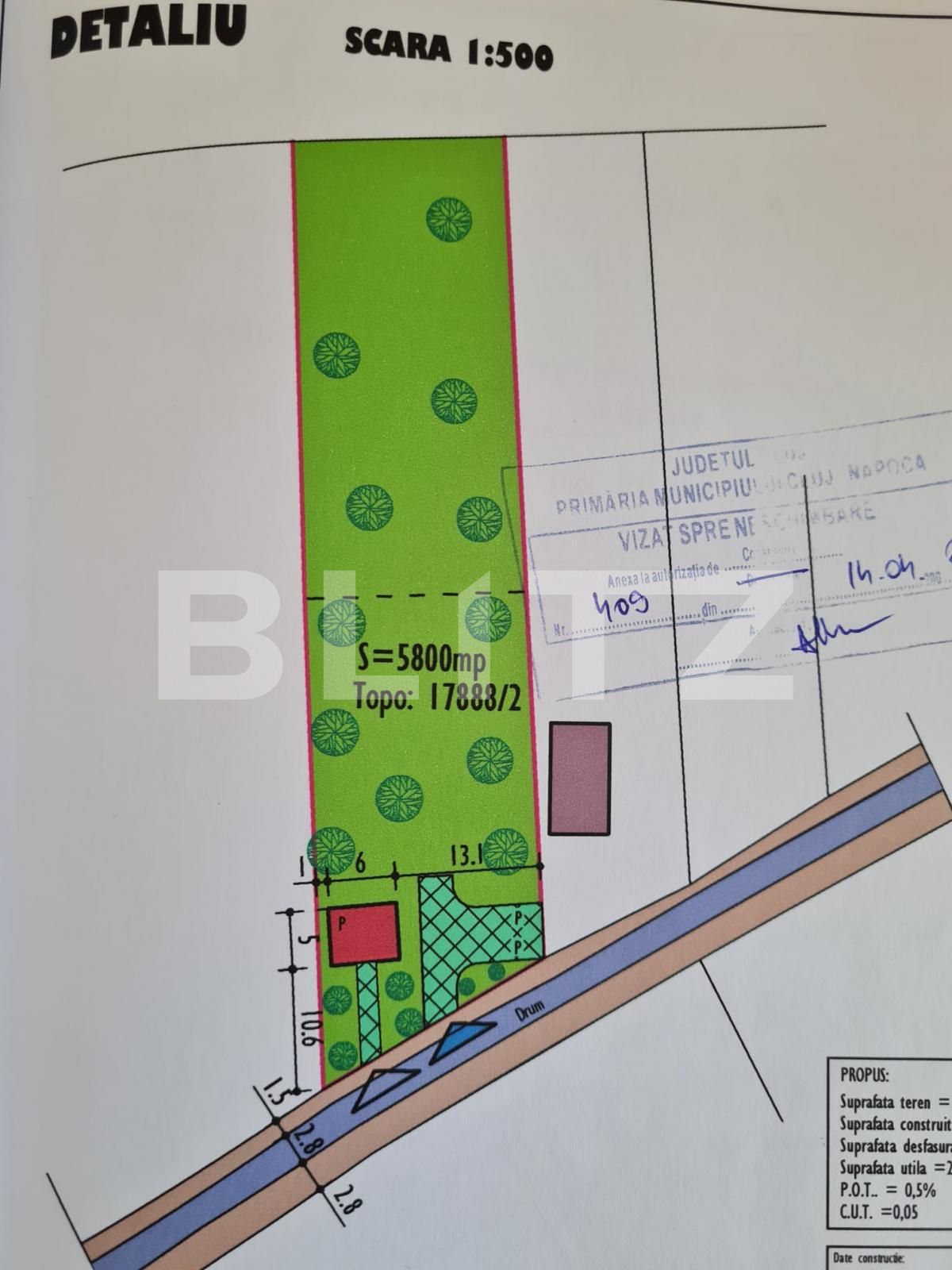 Teren de vânzare Exterior Nord - 126596TV | BLITZ Cluj-Napoca | Poza11