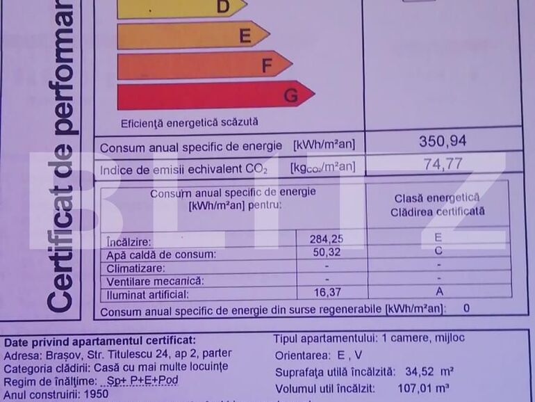 Garsonieră de vânzare Centrul Civic - 126634AV | BLITZ Brașov | Poza4