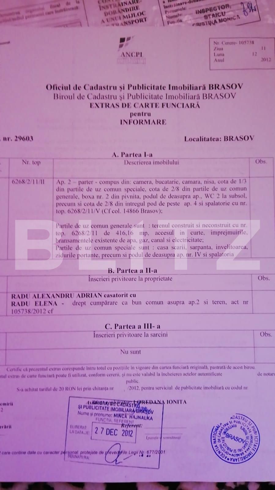 Garsonieră de vânzare Centrul Civic - 126634AV | BLITZ Brașov | Poza2