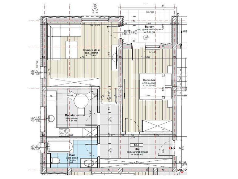 Apartament de vânzare 2 camere Apahida - 126832AV | BLITZ Cluj-Napoca | Poza1