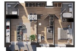 Apartament cu 3 camere, 70mp, bloc nou, zona Plopilor 