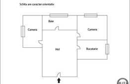 3 camere, decomandat, 71 mp, parcare, mobilat si utilat, zona strazii Dunarii