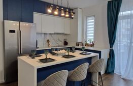 Apartament mobilat si utilat, 3 camere, 73,5 mp utili, parcare, Floresti