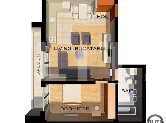 Apartament de vânzare 2 camere Marasti - 12749AV | BLITZ Cluj-Napoca | Poza1