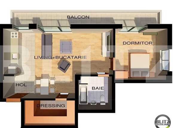 Apartament de vânzare 2 camere Marasti - 12750AV | BLITZ Cluj-Napoca | Poza1