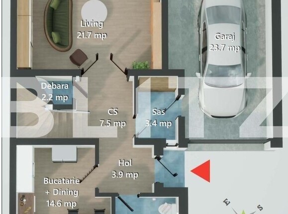 Casa de vânzare 4 camere Chinteni - 127556CV | BLITZ Cluj-Napoca | Poza4