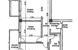 Apartament 3 camere, 63MP, decomandat, panorama, Donath Park