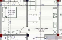 Apartament 2 camere, 51 mp, garaj, priveliste, zona Terilor