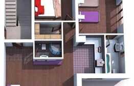 3 camere, 68 mp, in casa/vila, semifinisat, parcare, zona strazii Campului!