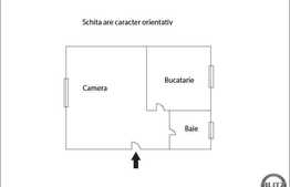 De vanzare mansarda cu 1 camera, 42 mp, decomandat!