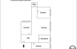 De vanzare 3 camere, 45 mp utili, parcare, zona strazii Aleea Garbau!