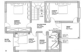 Casa individuala 4 camere, 196 mp utili, garaj, teren 500 mp, Floresti