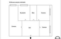 3 camere, 70 mp, decomandat, balcon, zona Parcul Central!